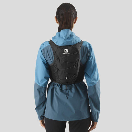 Salomon Unisex Active Skin 8 Running Vest w/ Flasks - Cam2