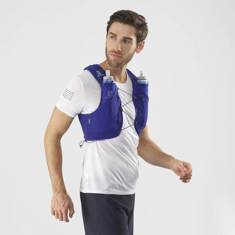 Salomon Unisex Adv Skin 5 Running Vest w/ Flasks - Cam2