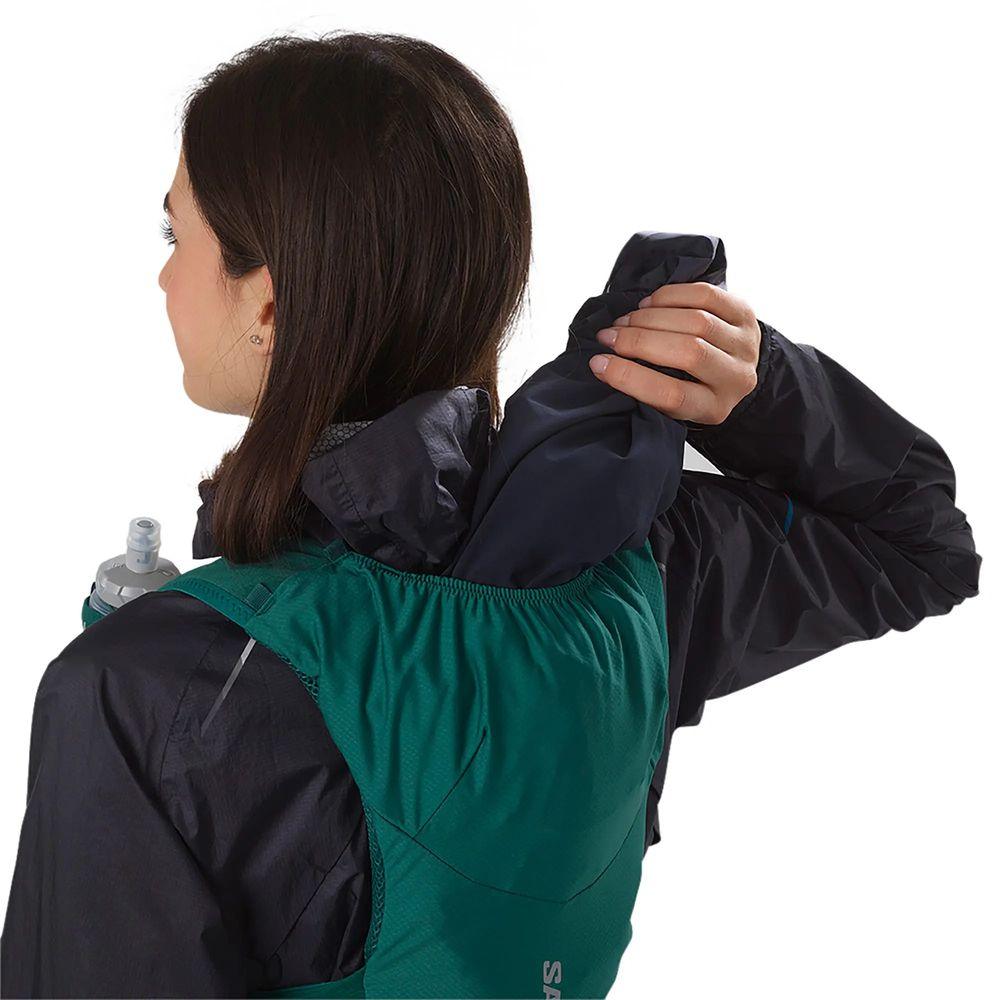SALOMON - SALOMON ADV SKIN 5L グリーン Salomon Unisex's Adv Skin 5 Set Salomon Cam2