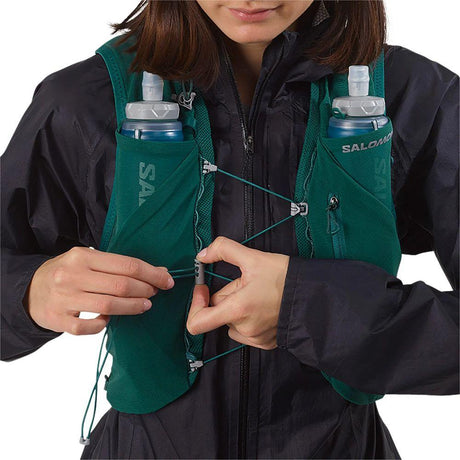 Salomon Unisex Adv Skin 5 Running Vest w/ Flasks - Cam2