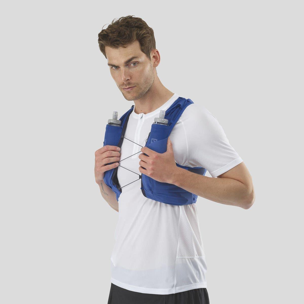 Salomon Unisex Sense Pro 10 Running Vest with Flasks - Cam2