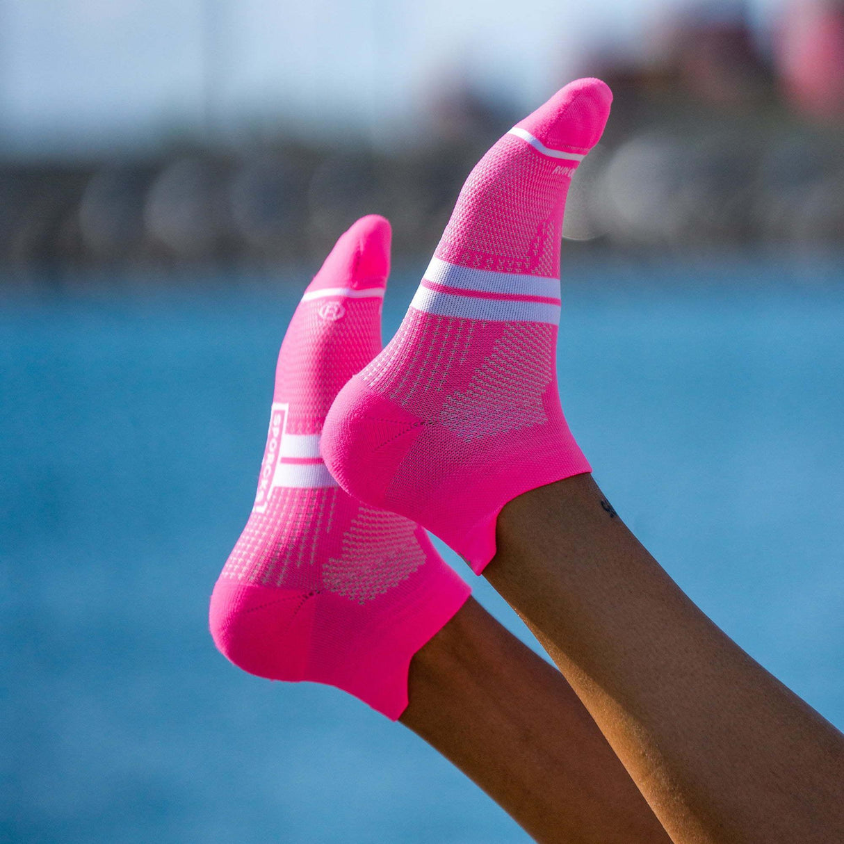 Sporcks Noosa Pink Running Socks