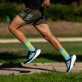 Sporcks Red Air Blue Triathlon Socks