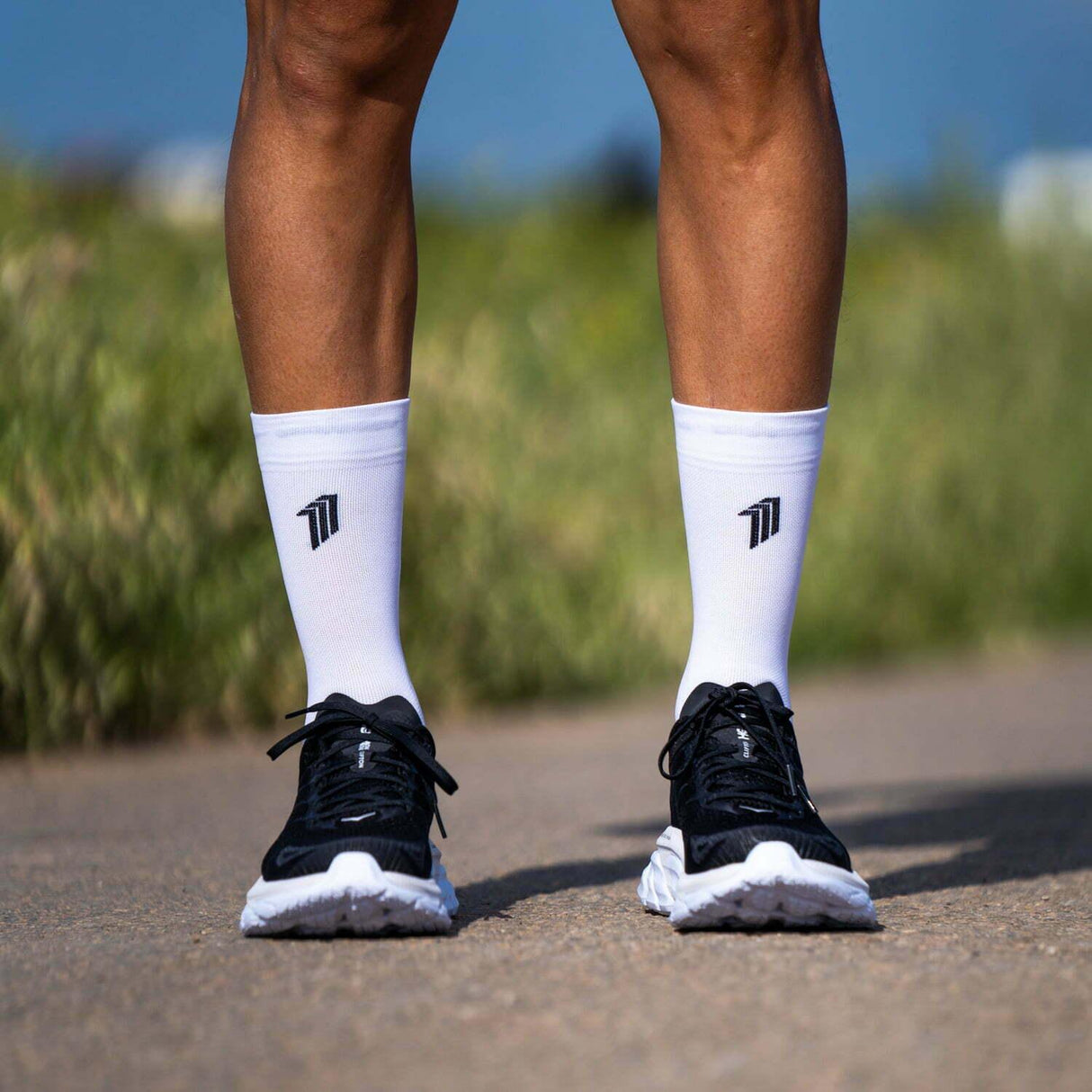 Sporcks Seven Mile White Running Socks