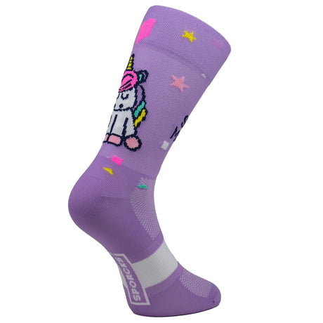 Sporcks Stay Magic Purple Cycling Socks